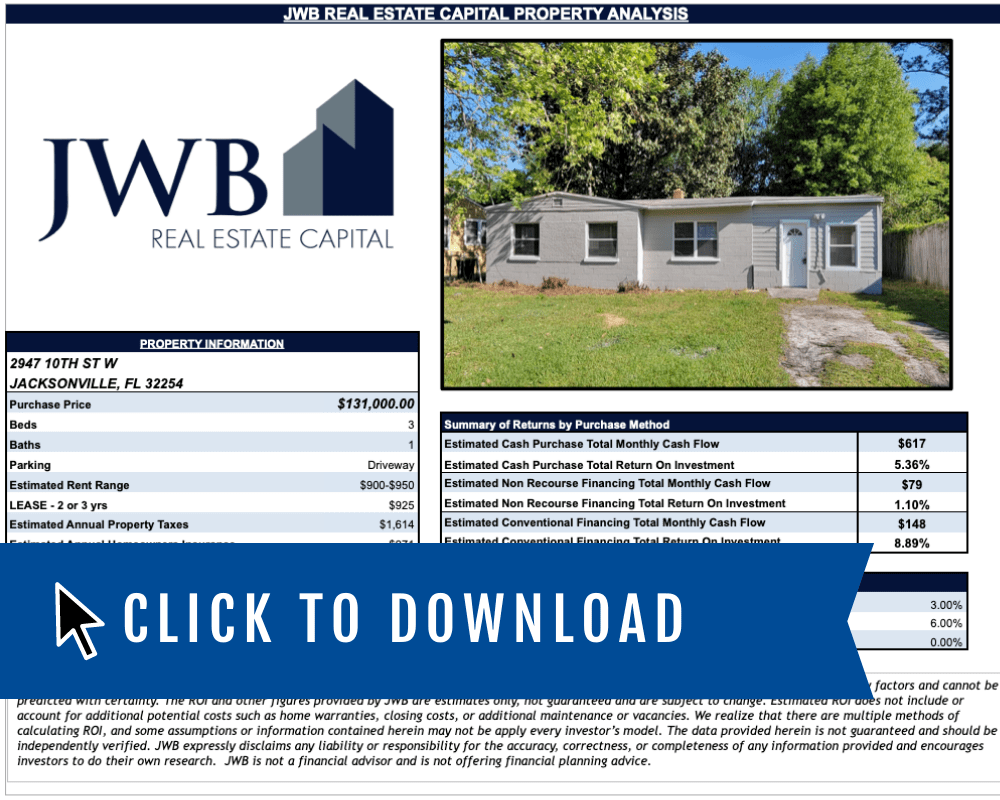 Prop Eval  - 2947 10th St W,  Jacksonville, FL 32254